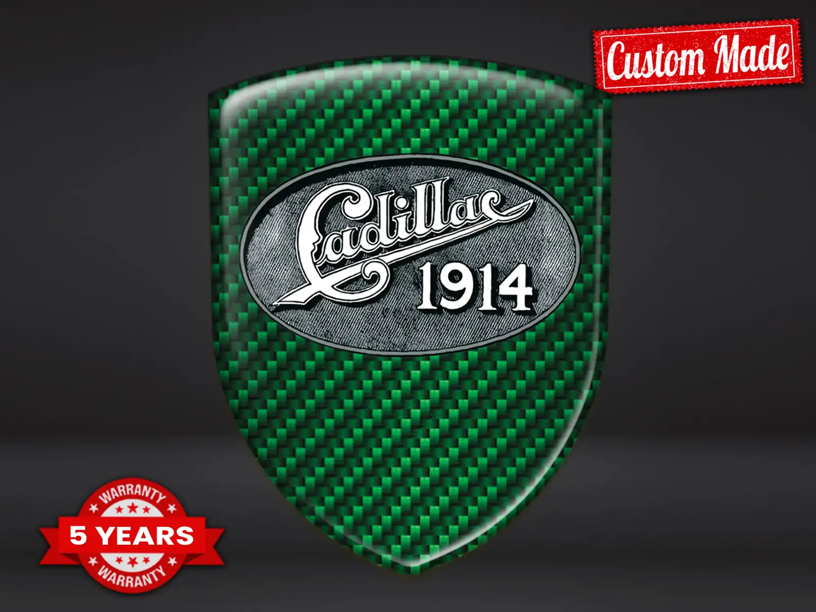 Cadillac Emblèmes Auto Perso Résistants Étoile Luxe ST